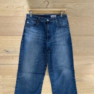 Ag Adriano Goldschmied Women’s Blue Wide Leg Jeans